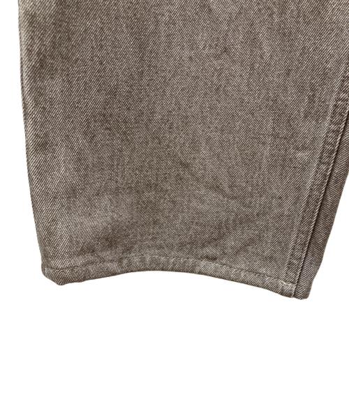 AURALEE（オーラリー）AURALEE (オーラリー) HARD TWIST FADED BROWN DENIM WIDE PANTS ブラウン サイズ:34の古着・服飾アイテム