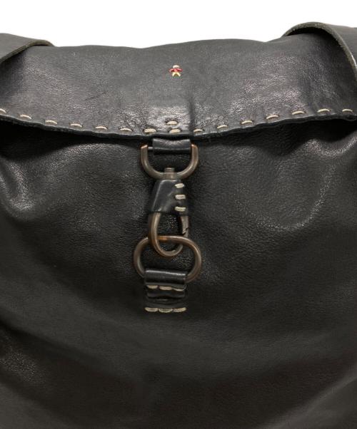 HENRY BEGUELIN（エンリーベグリン）HENRY BEGUELIN (エンリーベグリン) レザートートバッグ ブラックの古着・服飾アイテム