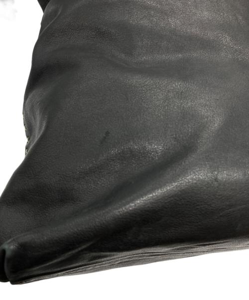 HENRY BEGUELIN（エンリーベグリン）HENRY BEGUELIN (エンリーベグリン) レザートートバッグ ブラックの古着・服飾アイテム