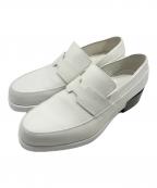 HERMESエルメス）の古着「Gatsby loafer/ギャツビーモカシンレザーシューズ」｜ホワイト