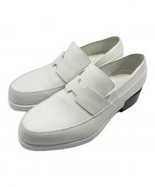 HERMES（エルメス）の古着「Gatsby loafer/ギャツビーモカシンレザーシューズ」｜ホワイト