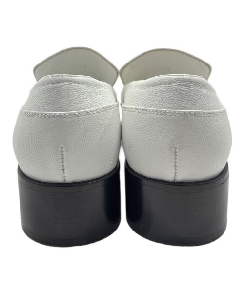 HERMES（エルメス）HERMES (エルメス) Gatsby loafer/ギャツビーモカシンレザーシューズ ホワイト サイズ:37 1/2の古着・服飾アイテム