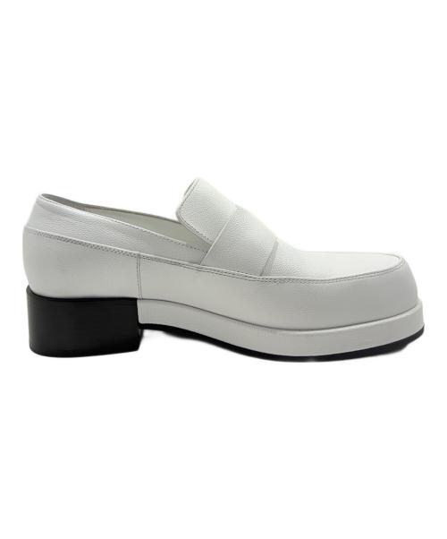 HERMES（エルメス）HERMES (エルメス) Gatsby loafer/ギャツビーモカシンレザーシューズ ホワイト サイズ:37 1/2の古着・服飾アイテム