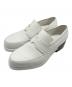 HERMES（エルメス）の古着「Gatsby loafer/ギャツビーモカシンレザーシューズ」｜ホワイト