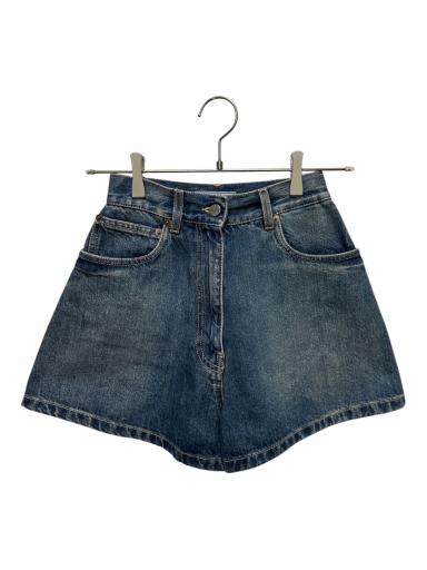 中古・古着通販】PRADA (プラダ) ハイライズ デニムショートパンツ