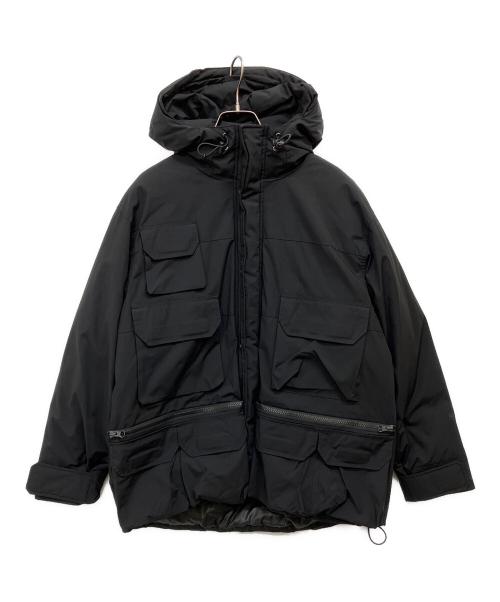 allumer（アリュメール）allumer (アリュメール) 2レイヤータクティカルダウンジャケット ブラック サイズ:1の古着・服飾アイテム