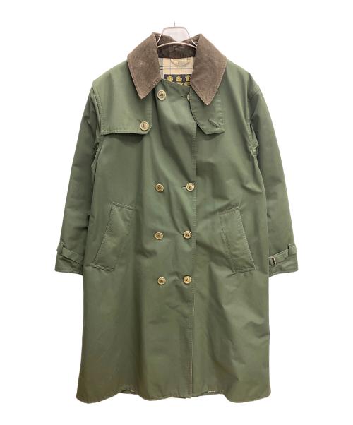 Barbour（バブアー）Barbour (バブアー) 2レイヤー トレンチコート グリーン サイズ:38の古着・服飾アイテム