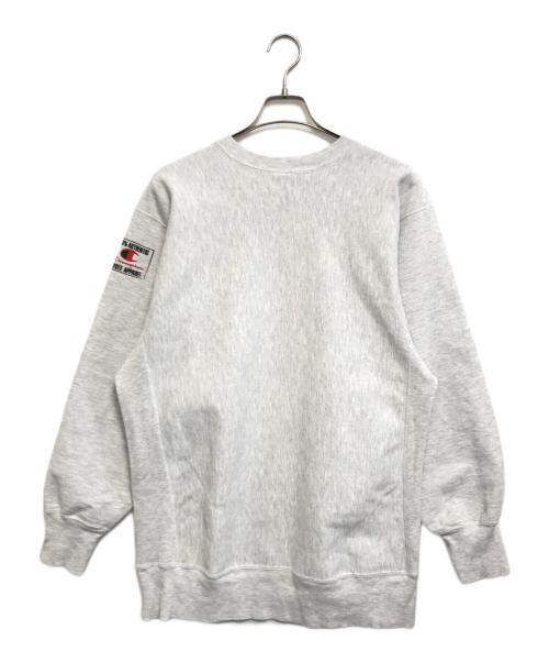 Champion（チャンピオン）Champion (チャンピオン) 2面プリント リバースウィーブスウェット グレー サイズ:XX‐LARGEの古着・服飾アイテム