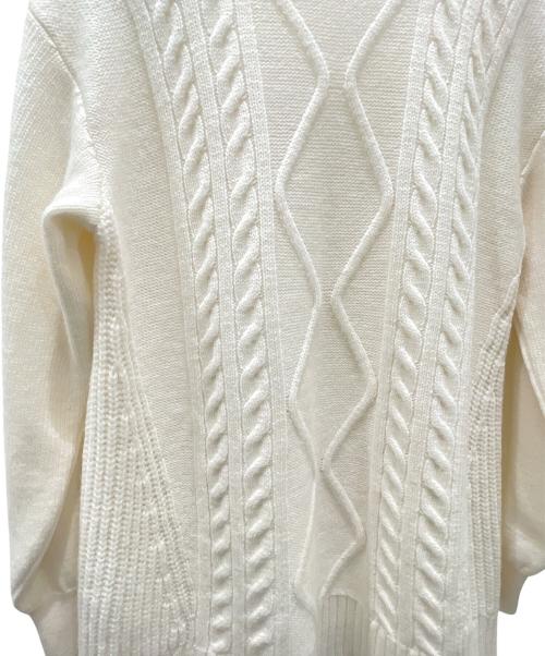 FOXEY（フォクシー）FOXEY (フォクシー) Knit Top “Nougat” アイボリー サイズ:38の古着・服飾アイテム