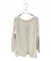 FOXEY（フォクシー）の古着「Knit Top “Nougat”」｜アイボリー