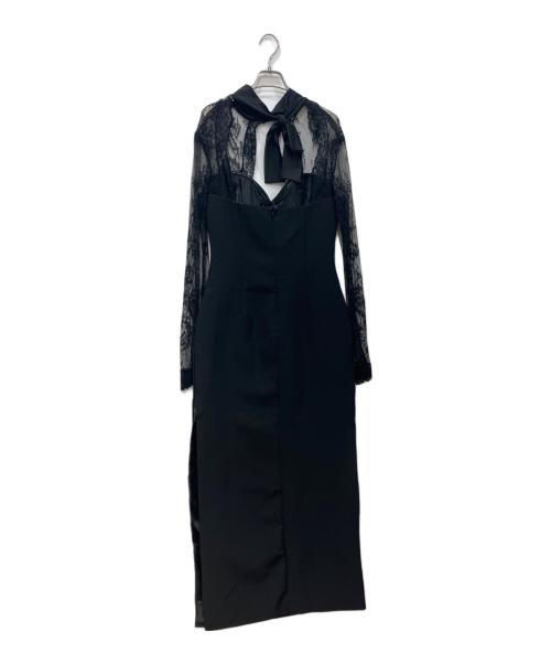 miss rosier（ミスロジア）Miss Rosier (ミスロジア) 切替ドレス ブラック サイズ:M 未使用品の古着・服飾アイテム