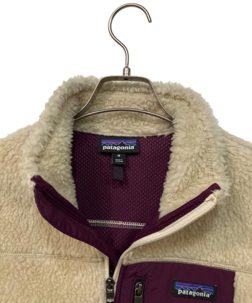 Patagonia（パタゴニア）Patagonia (パタゴニア) クラシックレトロXジャケット ベージュ×パープル サイズ:SIZE Mの古着・服飾アイテム