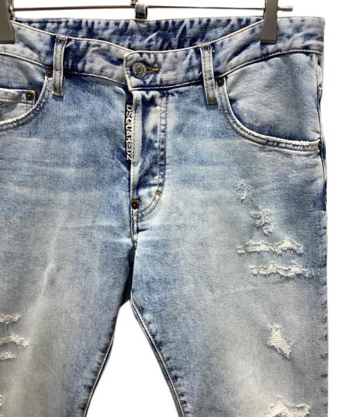 DSQUARED2（ディースクエアード）DSQUARED2 (ディースクエアード) Skater Jean/デニムスキニーパンツ ブルー サイズ:48の古着・服飾アイテム