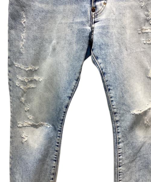 DSQUARED2（ディースクエアード）DSQUARED2 (ディースクエアード) Skater Jean/デニムスキニーパンツ ブルー サイズ:48の古着・服飾アイテム