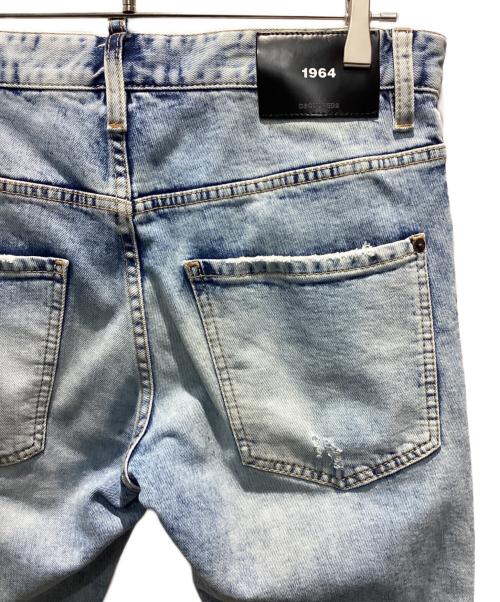 DSQUARED2（ディースクエアード）DSQUARED2 (ディースクエアード) Skater Jean/デニムスキニーパンツ ブルー サイズ:48の古着・服飾アイテム