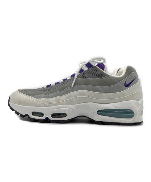 NIKE（ナイキ）NIKE (ナイキ) WMNS AIR MAX 95 BIG BUBBLE ホワイト×パープル サイズ:29の古着・服飾アイテム