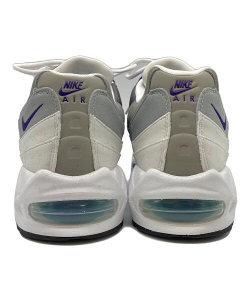 NIKE（ナイキ）NIKE (ナイキ) WMNS AIR MAX 95 BIG BUBBLE ホワイト×パープル サイズ:29の古着・服飾アイテム