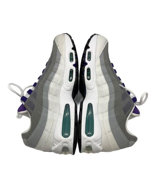 NIKE（ナイキ）NIKE (ナイキ) WMNS AIR MAX 95 BIG BUBBLE ホワイト×パープル サイズ:29の古着・服飾アイテム