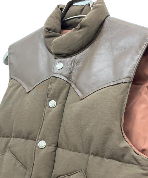SUGAR CANE（シュガーケーン）SUGAR CANE (シュガーケーン) ダウンベスト ブラウン サイズ:Mの古着・服飾アイテム