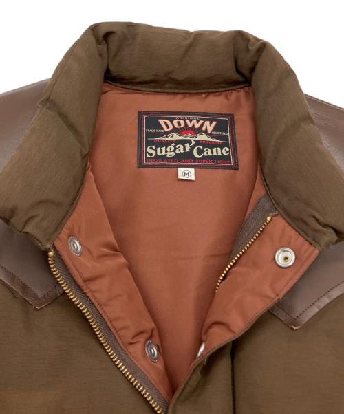 SUGAR CANE（シュガーケーン）SUGAR CANE (シュガーケーン) ダウンベスト ブラウン サイズ:Mの古着・服飾アイテム