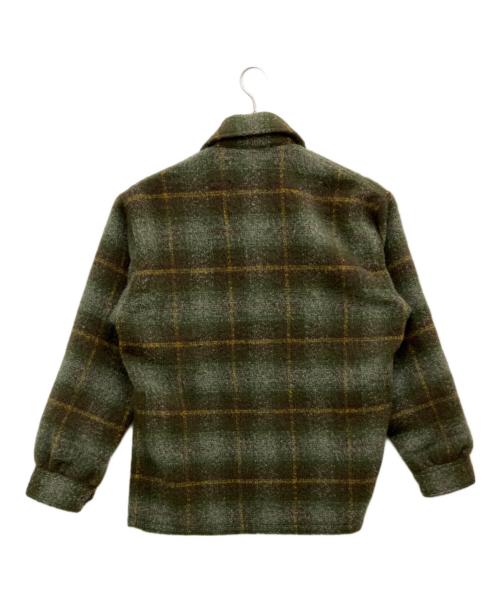 PENDLETON（ペンドルトン）PENDLETON (ペンドルトン) BEAMS別注 CPO JACKET ブラウン×グリーン サイズ:Mの古着・服飾アイテム