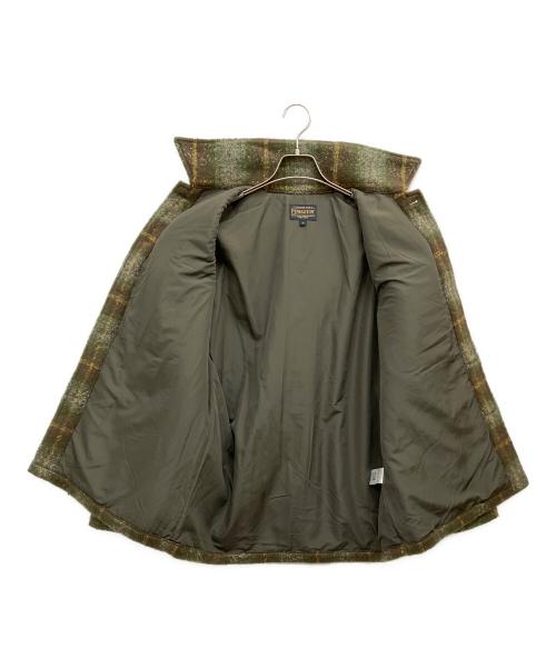PENDLETON（ペンドルトン）PENDLETON (ペンドルトン) BEAMS別注 CPO JACKET ブラウン×グリーン サイズ:Mの古着・服飾アイテム