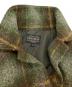 中古・古着 PENDLETON (ペンドルトン) BEAMS別注 CPO JACKET ブラウン×グリーン サイズ:M：13000円