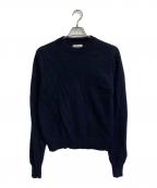 GLORIA COELHO×Sea Room lynnグロリア コエリーニョ×シールームリン）の古着「YAKWOOL Crew Neck Knit」｜ネイビー