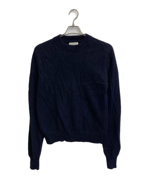 GLORIA COELHO（グロリア コエリーニョ）GLORIA COELHO (グロリア コエリーニョ) Sea Room lynn (シールームリン) YAKWOOL Crew Neck Knit ネイビー サイズ:SIZE Freeの古着・服飾アイテム