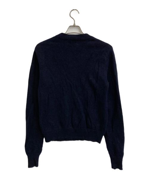GLORIA COELHO（グロリア コエリーニョ）GLORIA COELHO (グロリア コエリーニョ) Sea Room lynn (シールームリン) YAKWOOL Crew Neck Knit ネイビー サイズ:SIZE Freeの古着・服飾アイテム