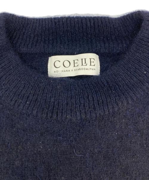 GLORIA COELHO（グロリア コエリーニョ）GLORIA COELHO (グロリア コエリーニョ) Sea Room lynn (シールームリン) YAKWOOL Crew Neck Knit ネイビー サイズ:SIZE Freeの古着・服飾アイテム
