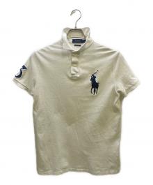 POLO RALPH LAUREN（ポロ・ラルフローレン）の古着「ビッグポニー刺繍ポロシャツ」｜ホワイト