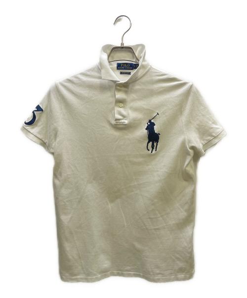 POLO RALPH LAUREN（ポロ・ラルフローレン）POLO RALPH LAUREN (ポロ・ラルフローレン) ビッグポニー刺繍ポロシャツ ホワイト サイズ:Sの古着・服飾アイテム