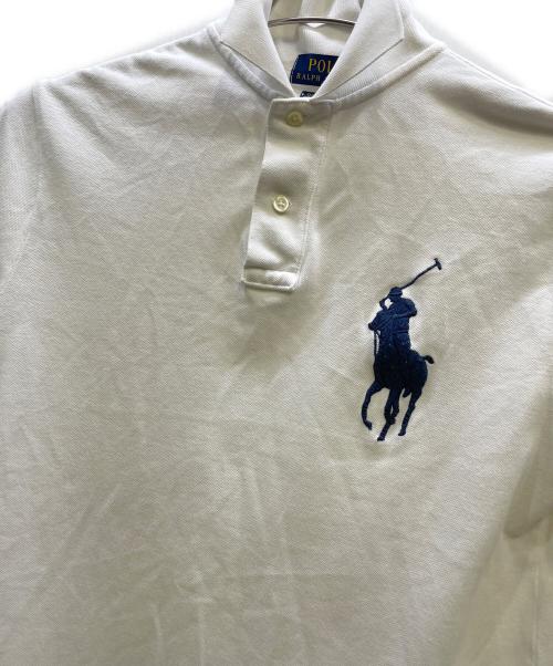 POLO RALPH LAUREN（ポロ・ラルフローレン）POLO RALPH LAUREN (ポロ・ラルフローレン) ビッグポニー刺繍ポロシャツ ホワイト サイズ:Sの古着・服飾アイテム