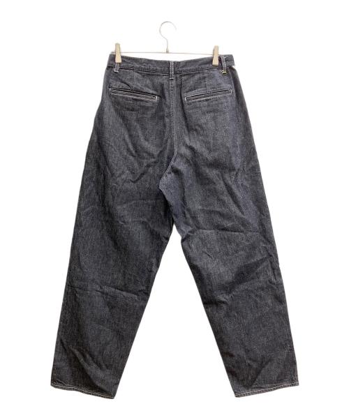 Graphpaper（グラフペーパー）Graphpaper (グラフペーパー) Colorfast Denim Two Tuck Tapered Pants インディゴ サイズ:1の古着・服飾アイテム