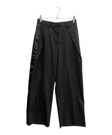 中古・古着通販】sacai (サカイ) サイドラインスラックス ブラック