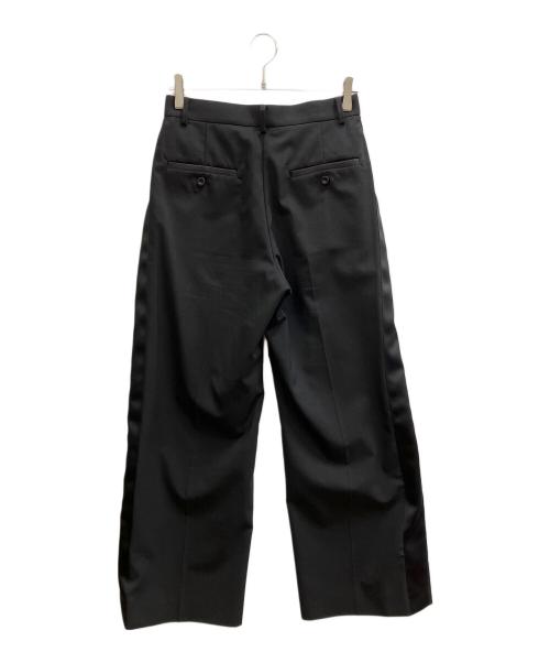 sacai（サカイ）sacai (サカイ) サイドラインスラックス ブラック サイズ:1の古着・服飾アイテム