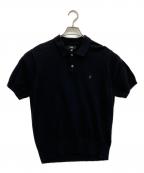 stussyステューシー）の古着「CLASSIC SS POLO SWEATER」｜ブラック