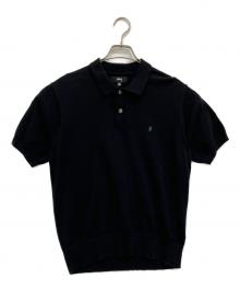 stussy（ステューシー）の古着「CLASSIC SS POLO SWEATER」｜ブラック
