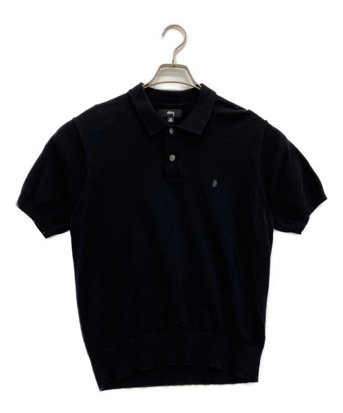 stussy（ステューシー）stussy (ステューシー) CLASSIC SS POLO SWEATER ブラック サイズ:XSの古着・服飾アイテム