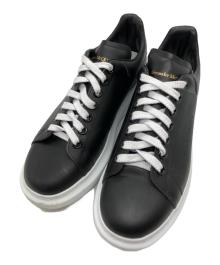 ALEXANDER McQUEEN（アレキサンダーマックイーン）の古着「レザースニーカー」｜ブラック