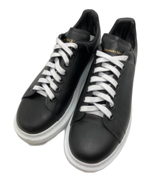 ALEXANDER McQUEEN（アレキサンダーマックイーン）ALEXANDER McQUEEN (アレキサンダーマックイーン) レザースニーカー ブラック サイズ:40の古着・服飾アイテム