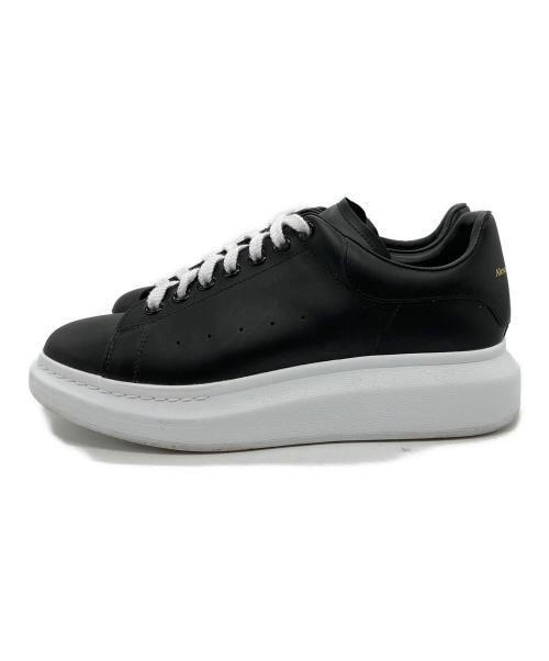 ALEXANDER McQUEEN（アレキサンダーマックイーン）ALEXANDER McQUEEN (アレキサンダーマックイーン) レザースニーカー ブラック サイズ:40の古着・服飾アイテム