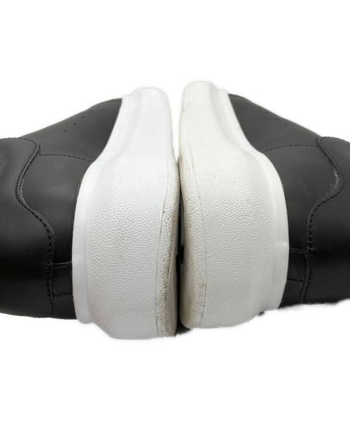 ALEXANDER McQUEEN（アレキサンダーマックイーン）ALEXANDER McQUEEN (アレキサンダーマックイーン) レザースニーカー ブラック サイズ:40の古着・服飾アイテム