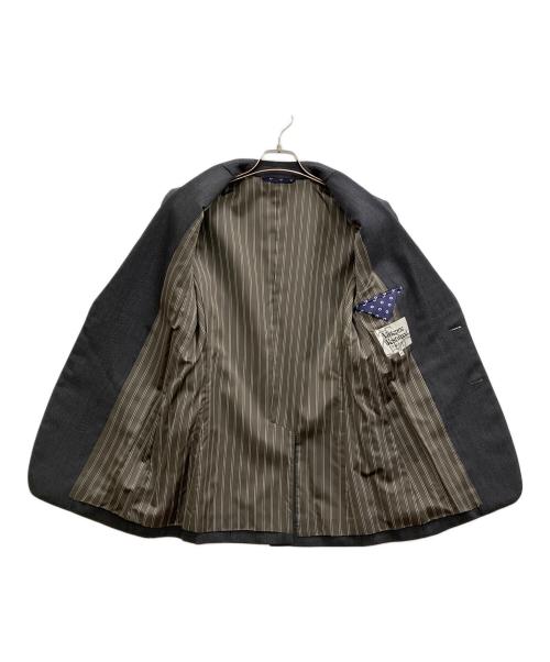 Vivienne Westwood man（ヴィヴィアン ウェストウッド マン）Vivienne Westwood man (ヴィヴィアン ウェストウッド マン) テーラードジャケット グレー サイズ:44の古着・服飾アイテム