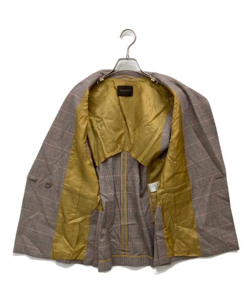 TOMORROW LAND collection（トゥモローランドコレクション）TOMORROW LAND collection (トゥモローランドコレクション) ブラウニーオーバーペーンダブルブレストジレ ブラウン サイズ:36の古着・服飾アイテム