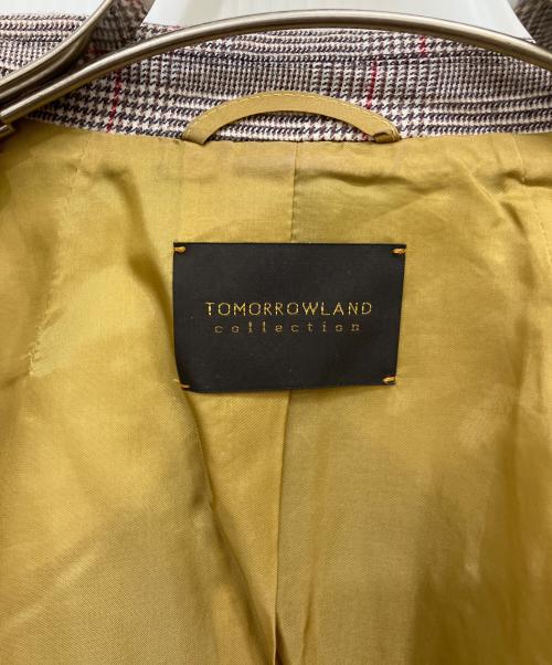 TOMORROW LAND collection（トゥモローランドコレクション）TOMORROW LAND collection (トゥモローランドコレクション) ブラウニーオーバーペーンダブルブレストジレ ブラウン サイズ:36の古着・服飾アイテム