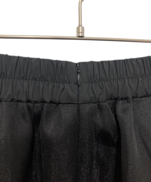Lig.（リグドット）Lig. (リグドット) sheer volume skirt ブラック サイズ:Mの古着・服飾アイテム