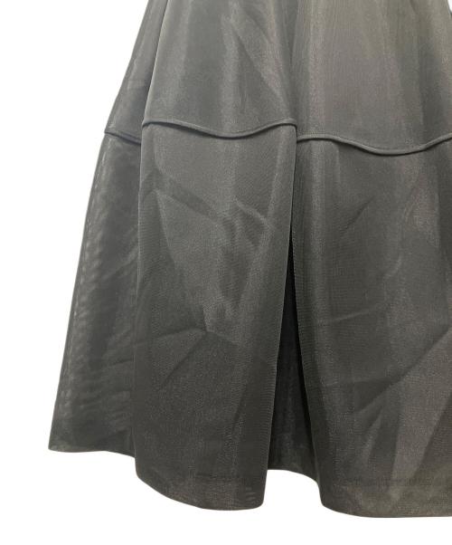Lig.（リグドット）Lig. (リグドット) sheer volume skirt ブラック サイズ:Mの古着・服飾アイテム
