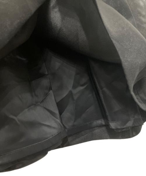 Lig.（リグドット）Lig. (リグドット) sheer volume skirt ブラック サイズ:Mの古着・服飾アイテム